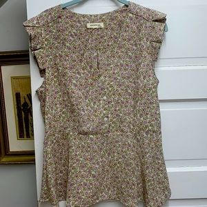 floral blouse
